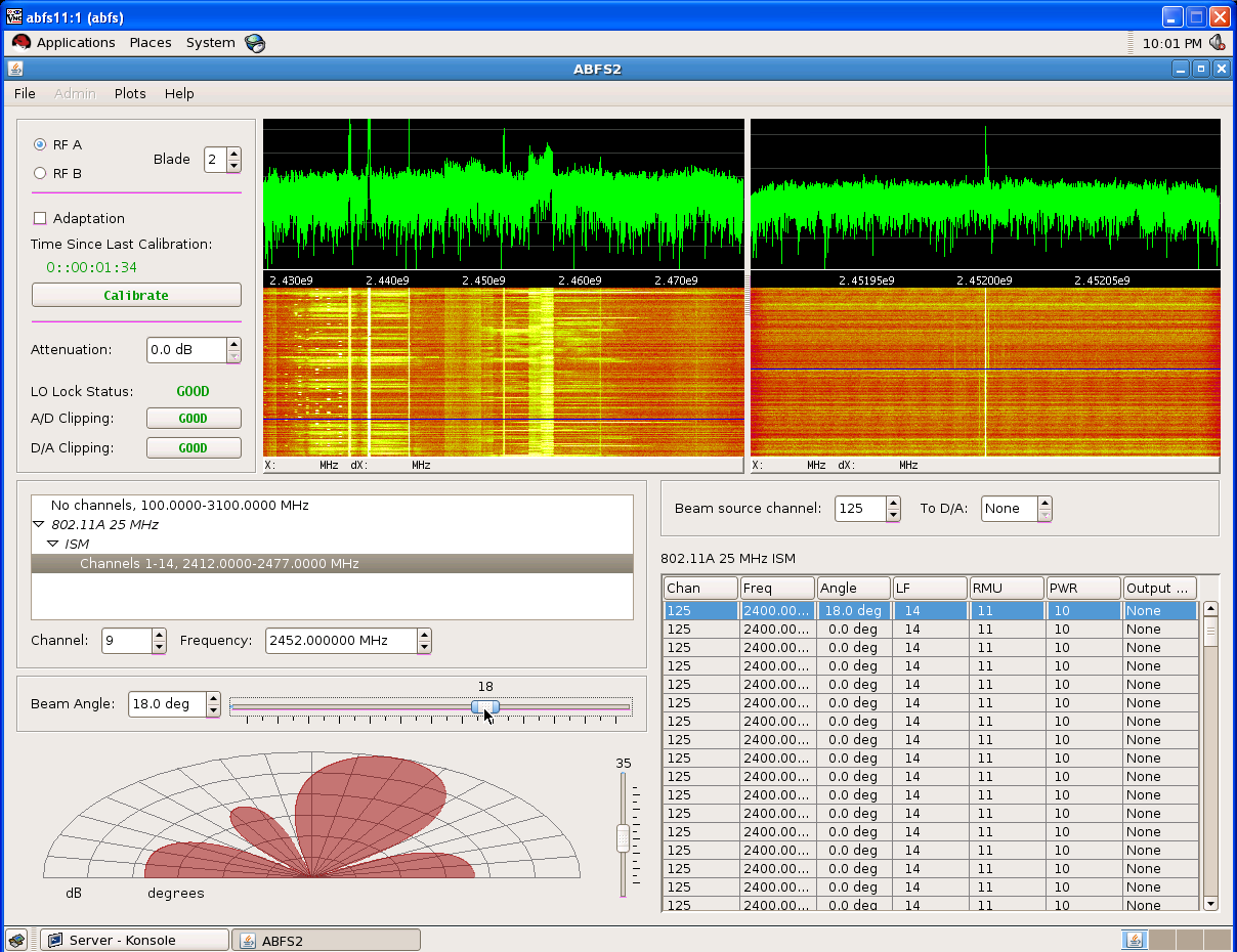 Adaptive Beamformer GUI